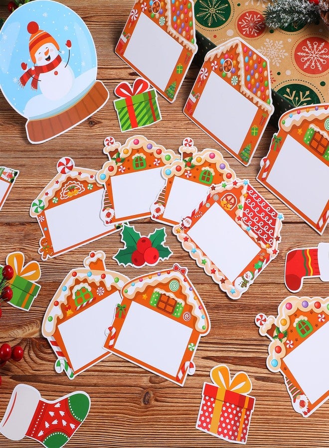 Capoda 27 Pcs Gingerbread Picture Frame Craft with Christmas Tree Bulletin Board Our Class is a Family Xmas Tree Cutout for Schools Wall Offices Door Window Supplies - Image 4